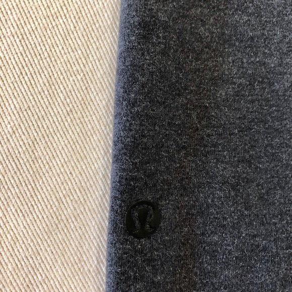 dark gray lululemon wunder under cropped leggings - Picture 4 of 4